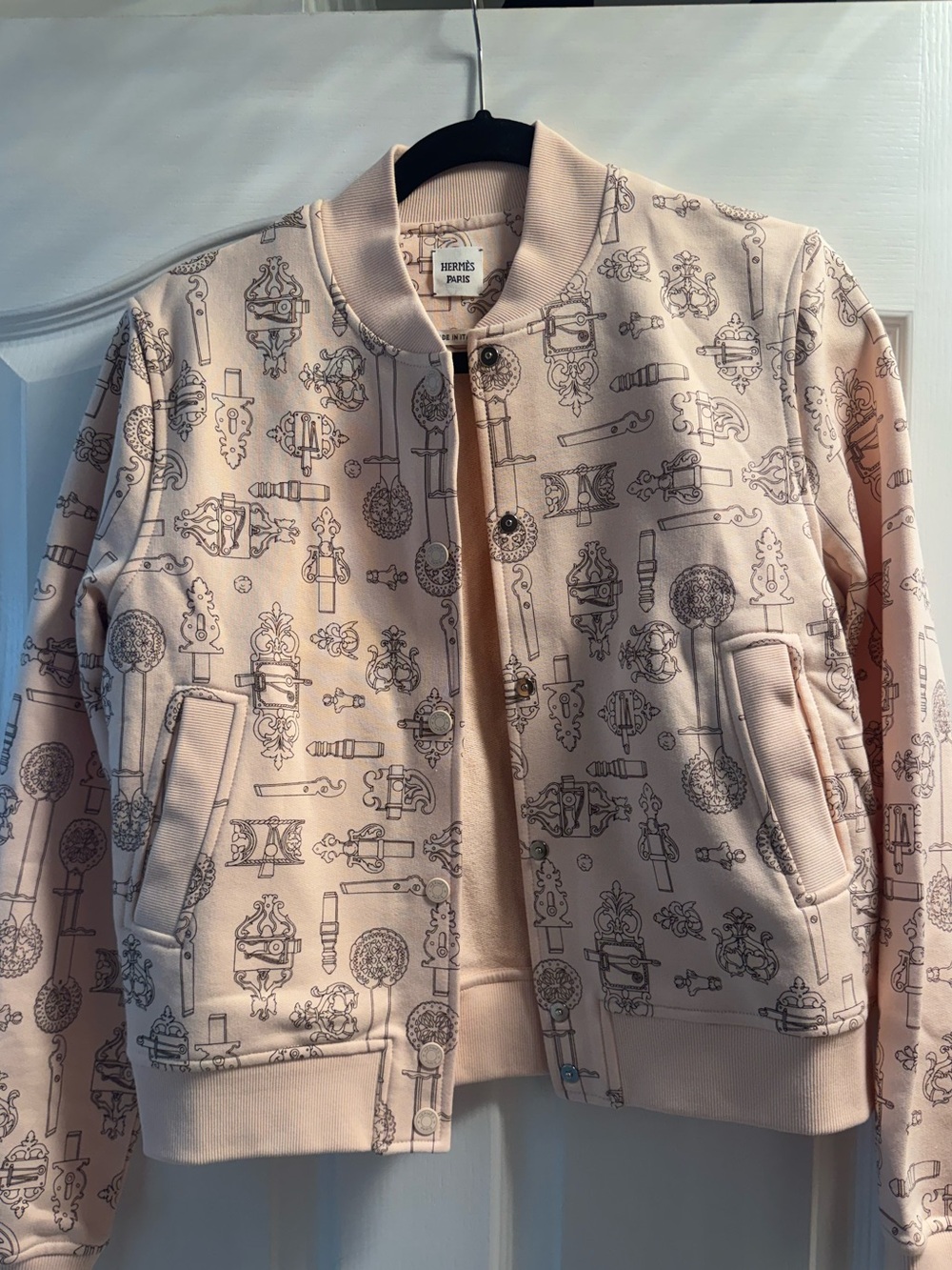 NEW Hermes Pink Bomber Jacket